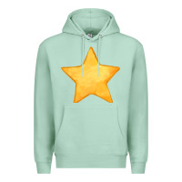 Seafoam yellow star Premium Hoodie - FaDigitalArtStudio