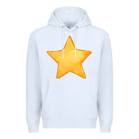 White yellow star Premium Hoodie - FaDigitalArtStudio