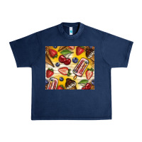 Navy summer ice cream with fruits Urban Heavy Tee - TumblerDesignByShophia