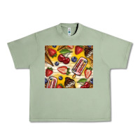 Oil Green summer ice cream with fruits Urban Heavy Tee - TumblerDesignByShophia