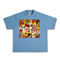 Pebble Blue summer ice cream with fruits Urban Heavy Tee - TumblerDesignByShophia