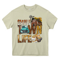Mossy Small Town Life Heavy Core Tee - BundleAndBundleShop