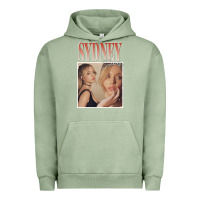 Pigment Oil Green sydney sweeney Urban Hoodie - lanVoArt