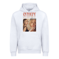 White sydney sweeney Urban Hoodie - lanVoArt
