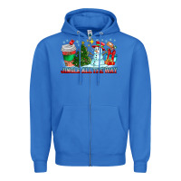 True Royal Jingle All The Way Zipper Hoodie - CowhideDigitalArt