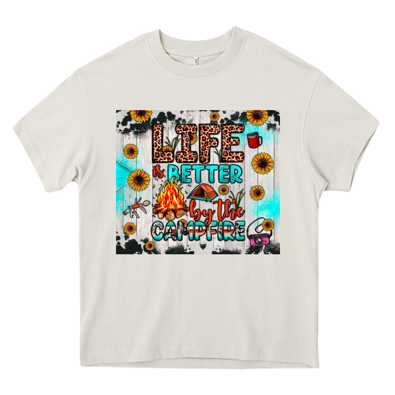 Life Is Better By The Campfire Heavy Core Tee by JahusDesignShop | Teevron
