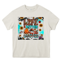 Cream life is better by the campfire Heavy Core Tee - JahusDesignShop