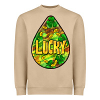 St.patrick's Teardrop Earrings Heavyweight Sweatshirt | Teevron