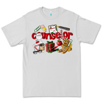 Dove Grey Counselor Christmas Premium Tee - LillyAllenDesigns