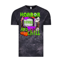 Cloud Black Horror movies and chill Vintage Tee - NancyCooperArtShop