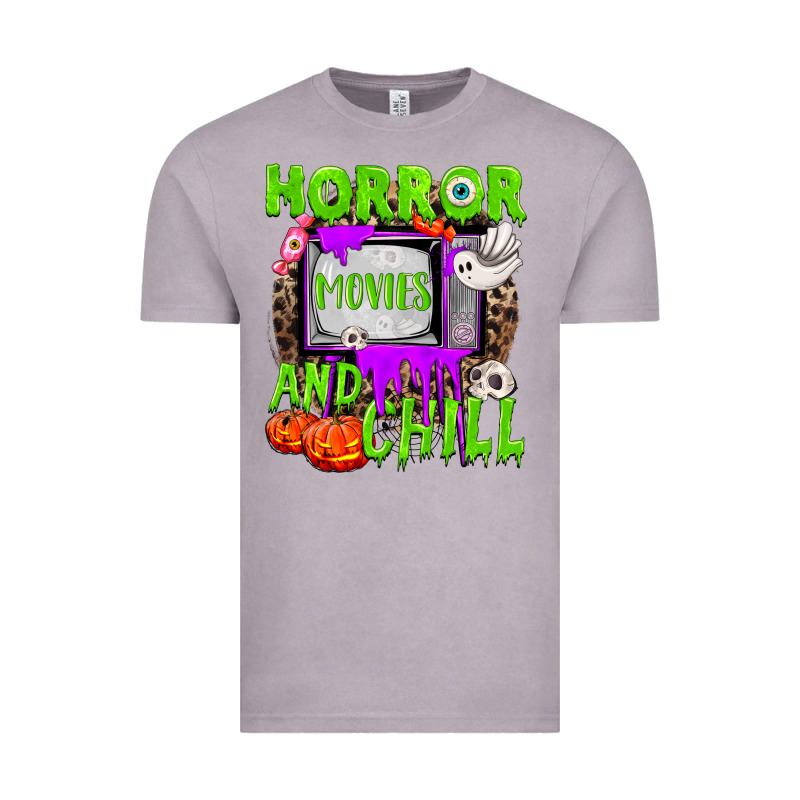 Horror Movies And Chill Vintage Tee by NancyCooperArtShop | Teevron