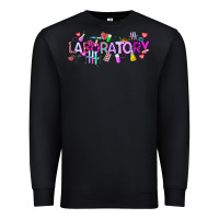 Black Valentine Laboratory Premium Sweatshirt - CowhideDigitalArt