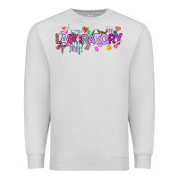 Dove Grey Valentine Laboratory Premium Sweatshirt - CowhideDigitalArt