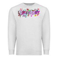Oatmeal Heather Valentine Laboratory Premium Sweatshirt - CowhideDigitalArt