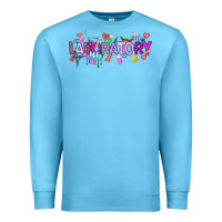 Ocean Blue Valentine Laboratory Premium Sweatshirt - CowhideDigitalArt