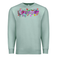 Seafoam Valentine Laboratory Premium Sweatshirt - CowhideDigitalArt