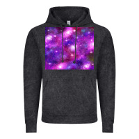Vintage Black colorful abstract galaxy black and purple Vintage Hoodie - TumblerDesignByShophia
