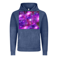 Colorful Abstract Galaxy Black And Purple Vintage Hoodie | Teevron