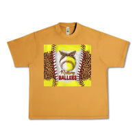 Peanut Butter raising ballers with baseball and softball leopard tumbler tbs Urban Heavy Tee - TumblerDesignByShophia