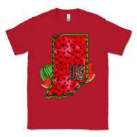 Red indiana watermelon Classic Tee - RacoonDesign
