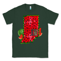 Sports Green indiana watermelon Classic Tee - RacoonDesign