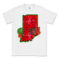 White indiana watermelon Classic Tee - RacoonDesign