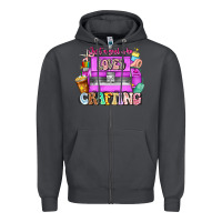 Smoke Just A Girl Who Loves Crafting Zipper Hoodie - CowhideDigitalArt