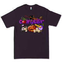 Plum Counselor Halloween Premium Tee - LillyAllenDesigns