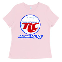 Bubblegum Pink rc cola shirt and sticker Ladies Tee - lanVoArt