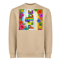 Mushroom LGBTQ+ Pride With Flower Tumbler Heavyweight Sweatshirt - BundleAndBundleShop
