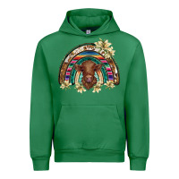Emerald scottish calf rainbow Urban Hoodie - BarkalooDesign