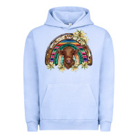 Pigment Grape Ice scottish calf rainbow Urban Hoodie - BarkalooDesign