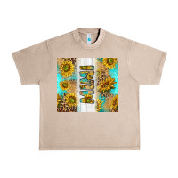French Oak western mother's day mimi with turquoise and sunflowers and leopard tu Urban Heavy Tee - TumblerDesignByShophia