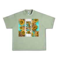 Oil Green western mother's day mimi with turquoise and sunflowers and leopard tu Urban Heavy Tee - TumblerDesignByShophia