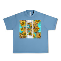 Pebble Blue western mother's day mimi with turquoise and sunflowers and leopard tu Urban Heavy Tee - TumblerDesignByShophia
