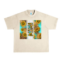 Sandshell western mother's day mimi with turquoise and sunflowers and leopard tu Urban Heavy Tee - TumblerDesignByShophia