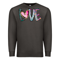 Smoke Valentine Love Premium Sweatshirt - CowhideDigitalArt