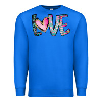 True Royal Valentine Love Premium Sweatshirt - CowhideDigitalArt