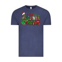 Vintage Denim i believe in santa paws Vintage Tee - texasbilliewilder
