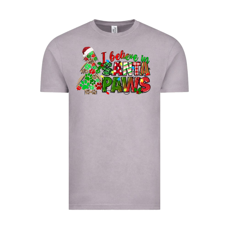 I Believe In Santa Paws Vintage Tee by texasbilliewilder | Teevron