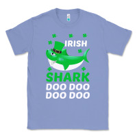 Colony Blue Irish Shark Doo Doo Doo Saint Patricks Day Classic Tee - Bettercallsaul