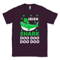 Plum Irish Shark Doo Doo Doo Saint Patricks Day Classic Tee - Bettercallsaul