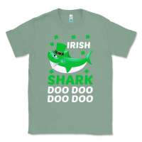 Sage Irish Shark Doo Doo Doo Saint Patricks Day Classic Tee - Bettercallsaul