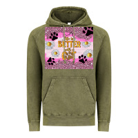 Vintage Olive life is better with a cat Vintage Hoodie - TumblerDesignByShophia