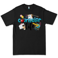 Black Counselor Life Premium Tee - LillyAllenDesigns