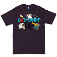 Plum Counselor Life Premium Tee - LillyAllenDesigns