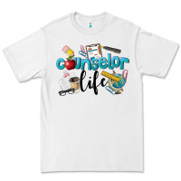 White Counselor Life Premium Tee - LillyAllenDesigns