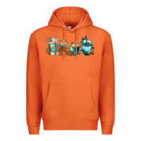 Carrot Winter Coffee Cups Premium Hoodie - FaDigitalArtStudio