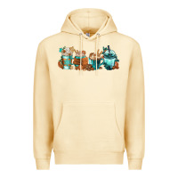 Pina Colada Winter Coffee Cups Premium Hoodie - FaDigitalArtStudio
