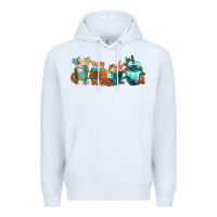White Winter Coffee Cups Premium Hoodie - FaDigitalArtStudio